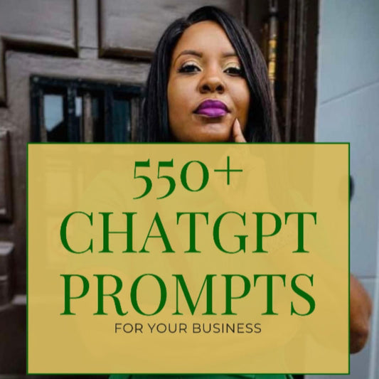 550+ ChatGPT Prompts For Your Business E-book